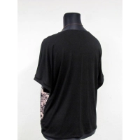 Bluzka kimono z delikatnym koronkowym przodem